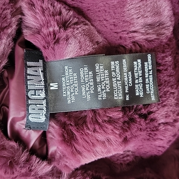 Nicole Miller  Reversible Quilted Faux Fur Insulated Puffer Vest/ M. - Picture 5 of 9